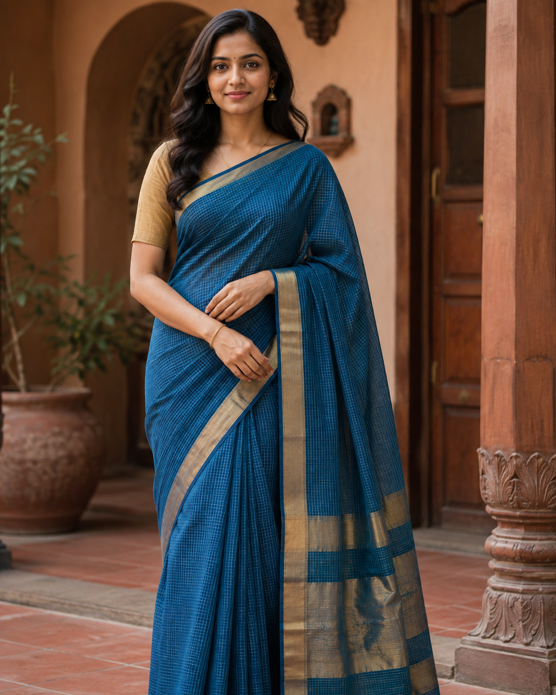First Drape everyday styled look