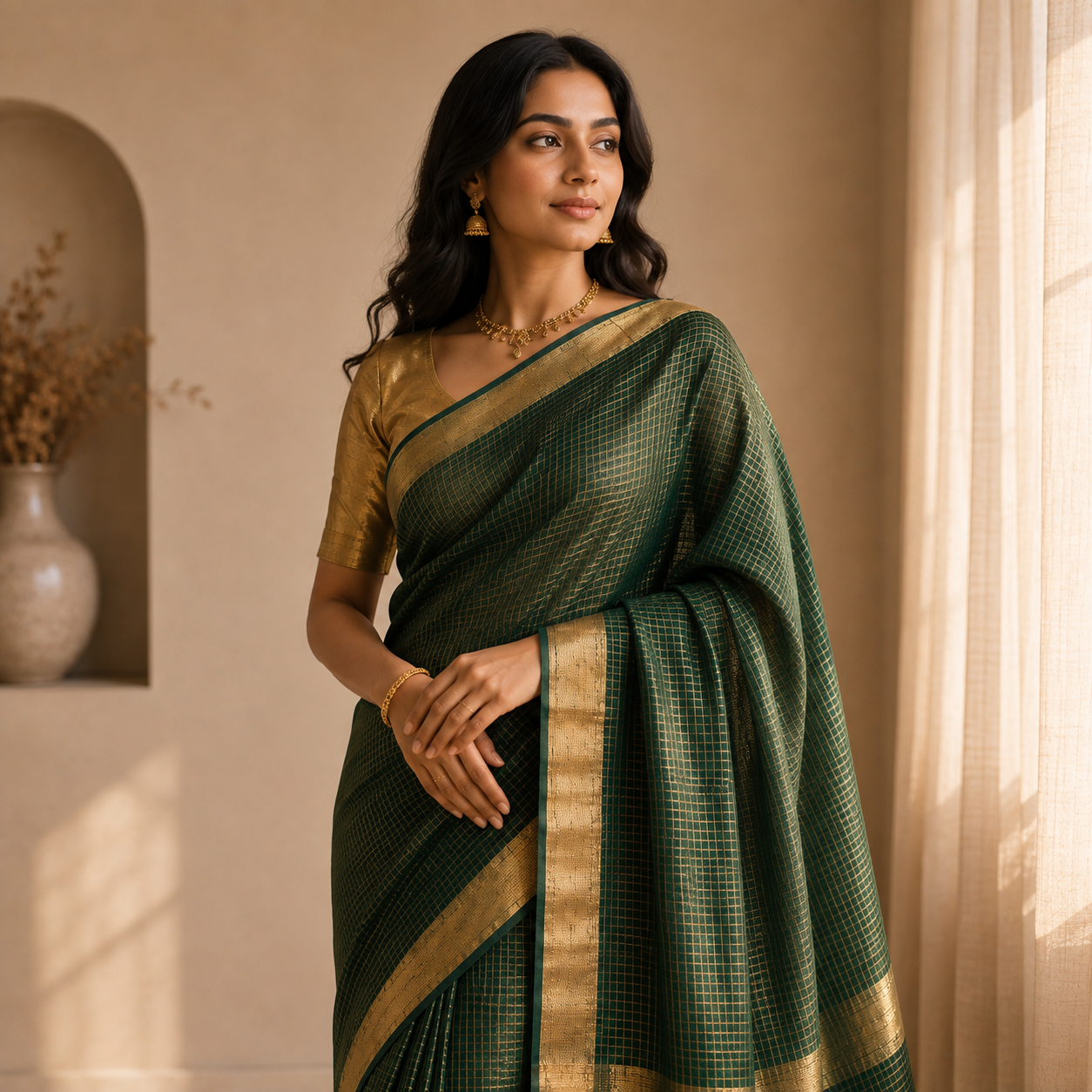 Best selling Maheshwari silk saree